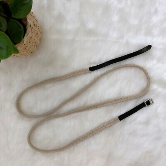 J Jill Natural Jute & Leather Double Wrap Belt - Picture 6 of 6